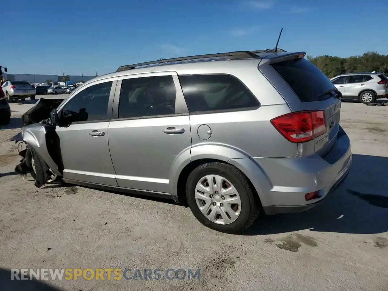 2 Photograph of a damaged car 3C4PDCBBXKT797852 DODGE JOURNEY 2019