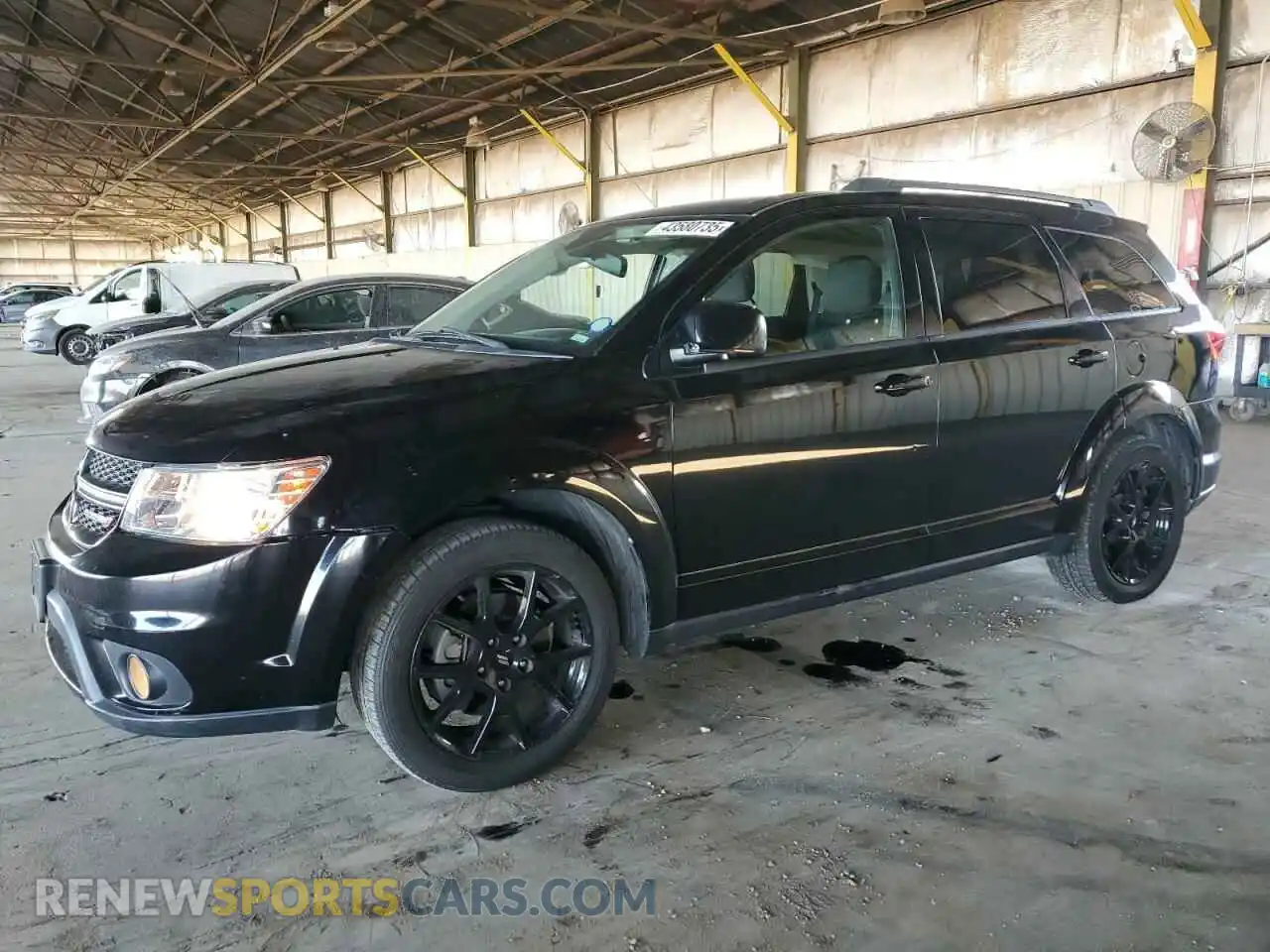1 Photograph of a damaged car 3C4PDCBG0KT874921 DODGE JOURNEY 2019