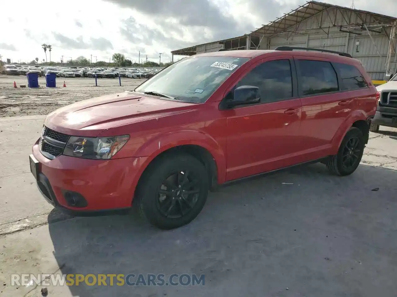1 Photograph of a damaged car 3C4PDCBG1KT836730 DODGE JOURNEY 2019