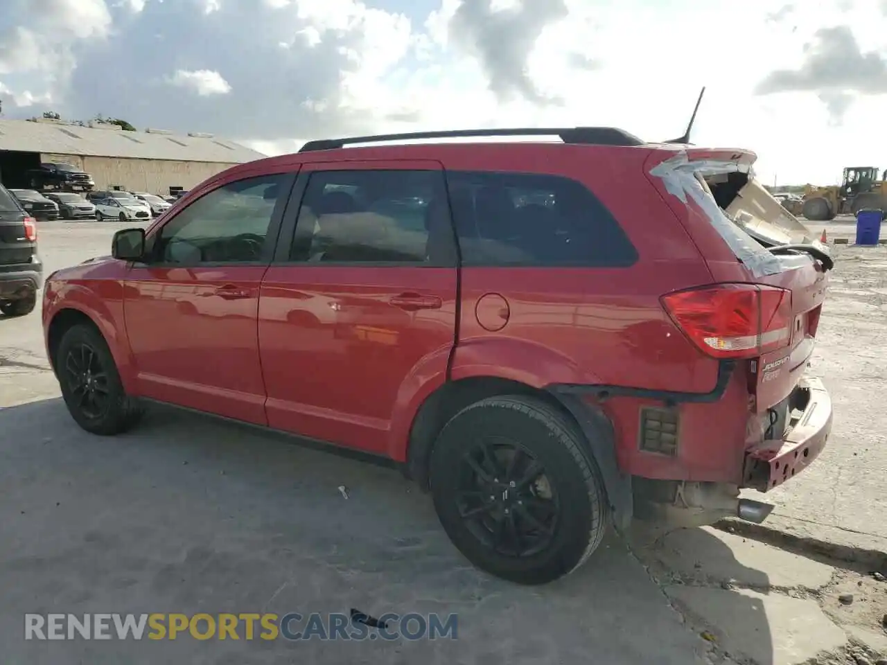 2 Photograph of a damaged car 3C4PDCBG1KT836730 DODGE JOURNEY 2019