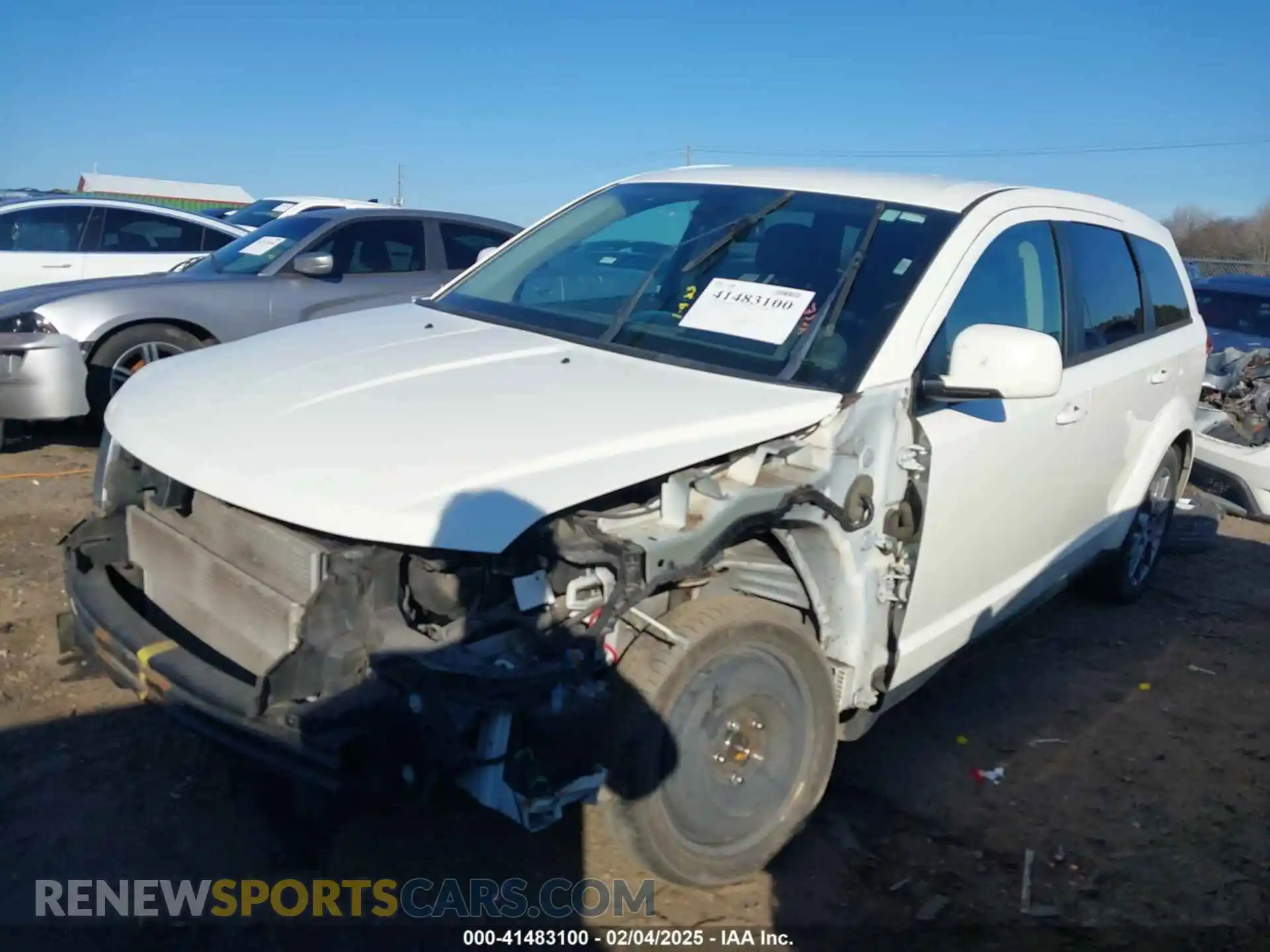 2 Photograph of a damaged car 3C4PDCEG1KT694035 DODGE JOURNEY 2019