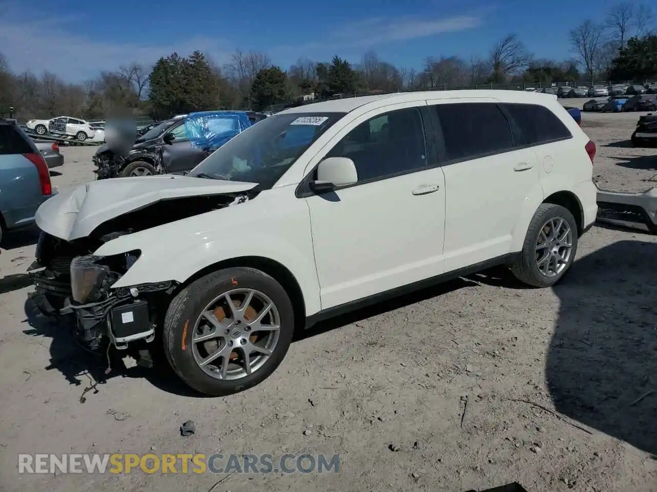 1 Photograph of a damaged car 3C4PDCEG3KT680332 DODGE JOURNEY 2019