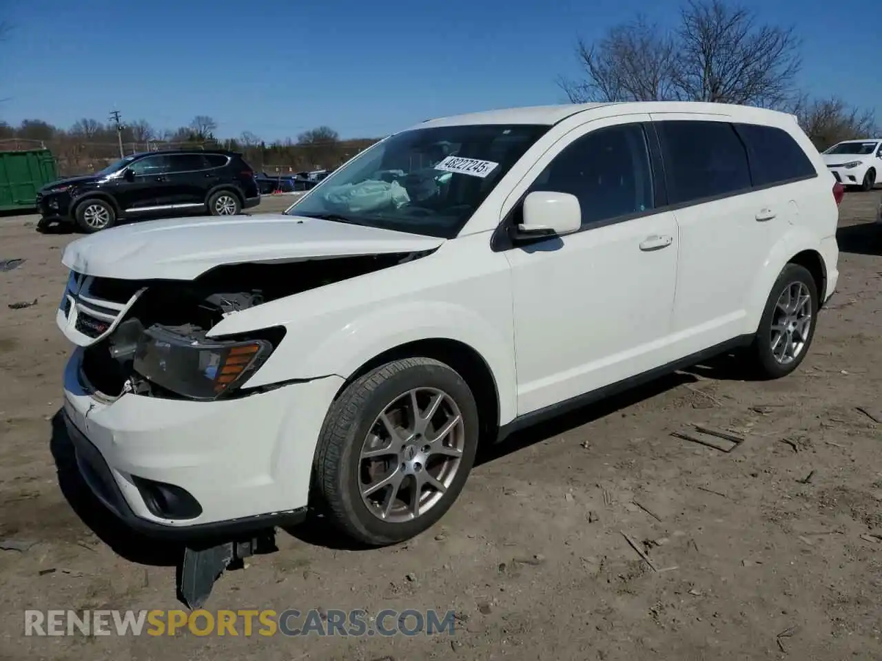 1 Photograph of a damaged car 3C4PDCEG8KT746339 DODGE JOURNEY 2019