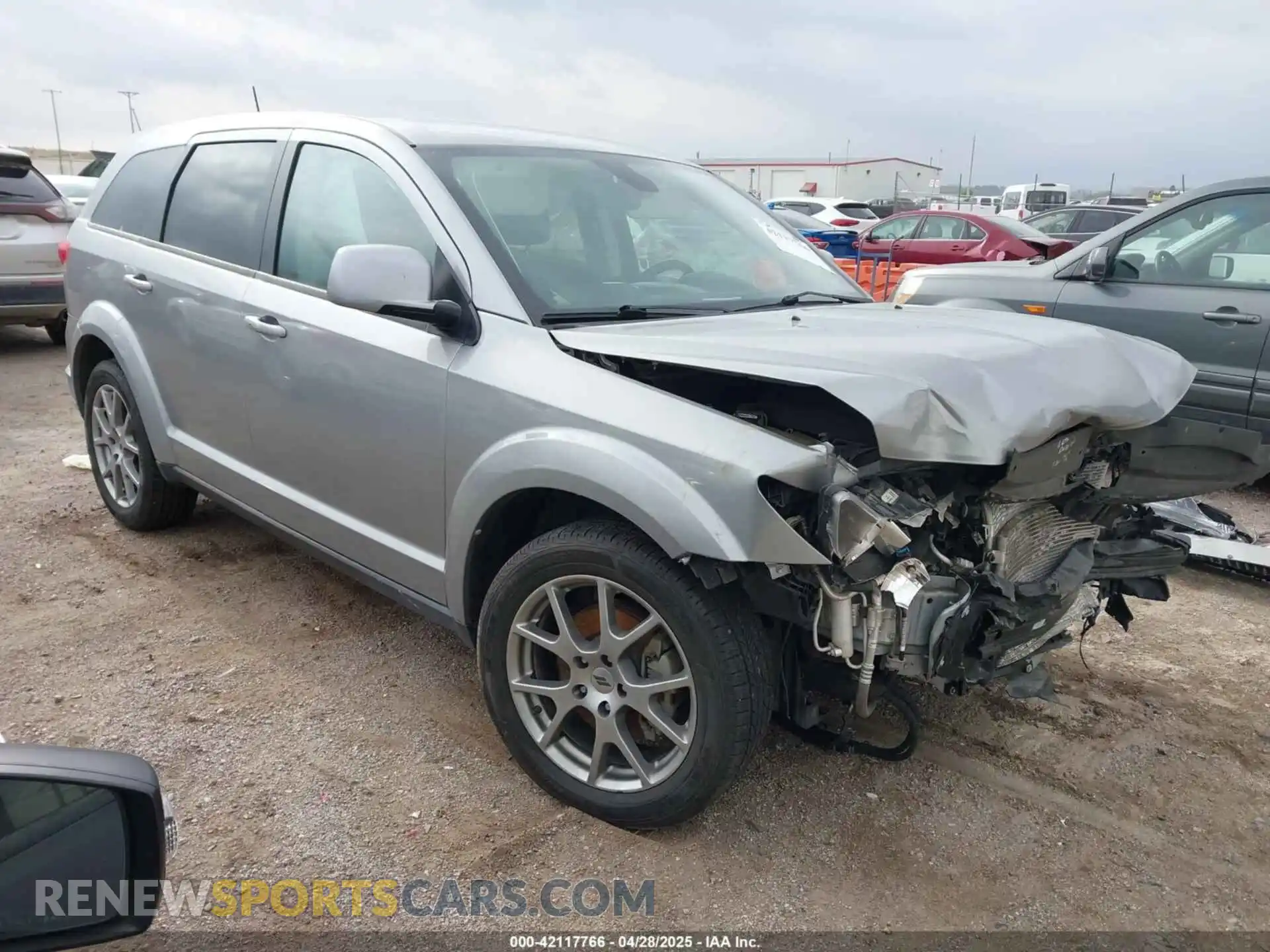 1 Photograph of a damaged car 3C4PDCEG8KT763335 DODGE JOURNEY 2019