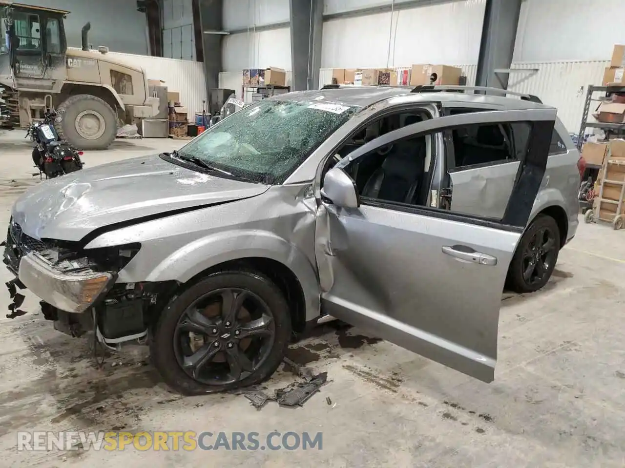 1 Photograph of a damaged car 3C4PDCGG1KT686675 DODGE JOURNEY 2019