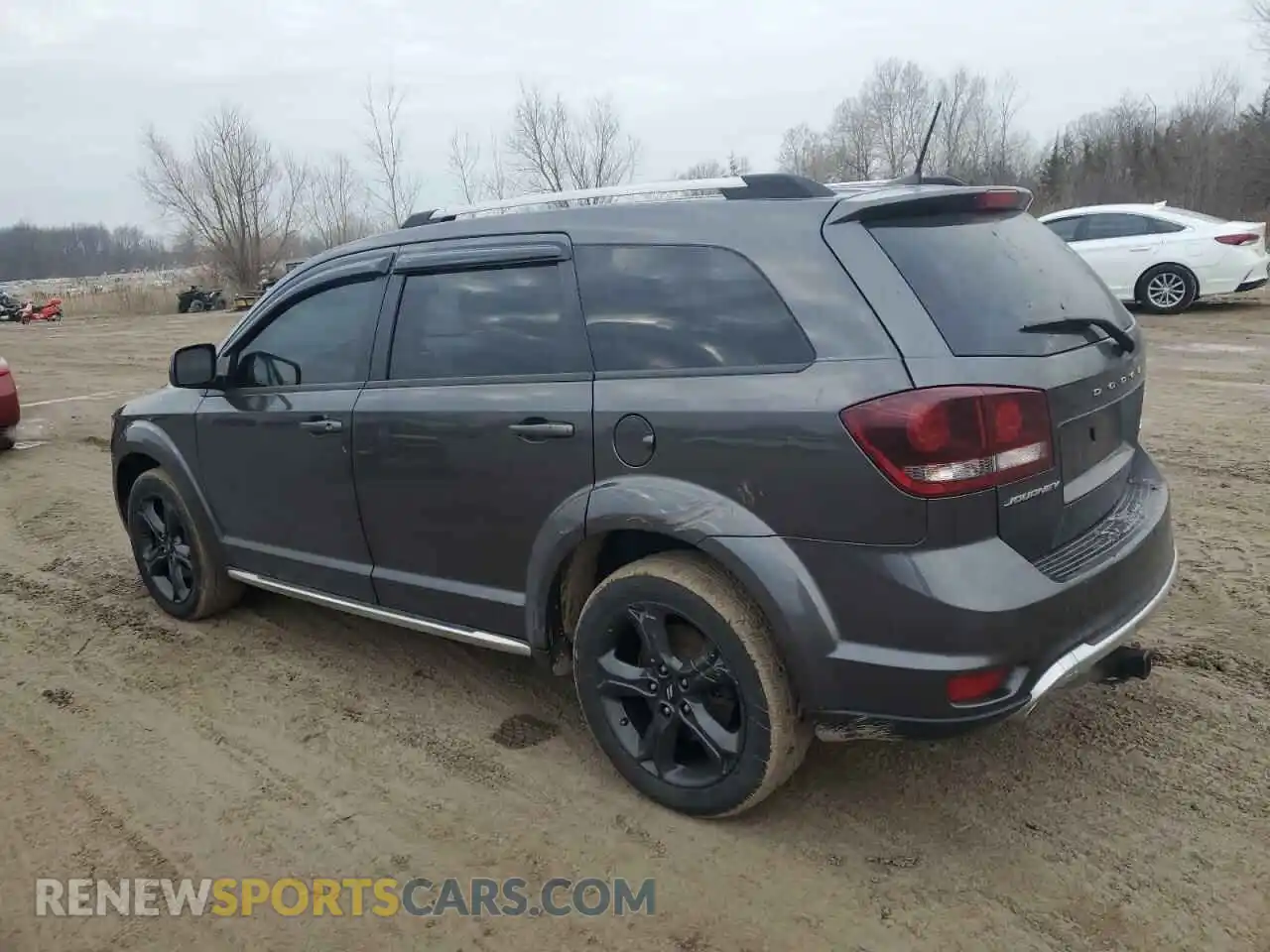 2 Photograph of a damaged car 3C4PDCGG7KT783170 DODGE JOURNEY 2019
