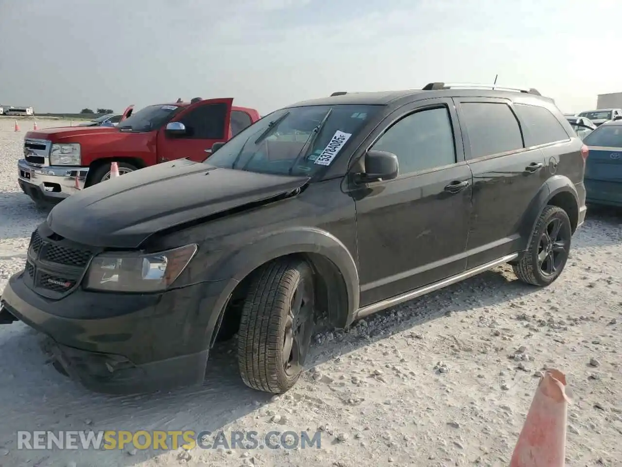1 Фотография поврежденного автомобиля 3C4PDCGG8KT680484 DODGE JOURNEY 2019