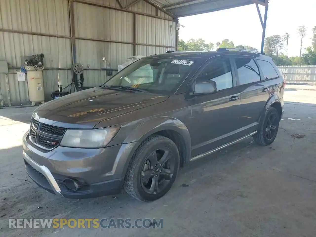 1 Photograph of a damaged car 3C4PDCGG8KT717064 DODGE JOURNEY 2019