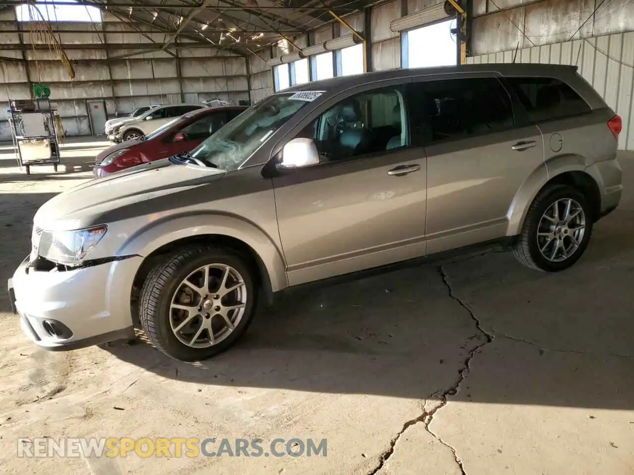1 Photograph of a damaged car 3C4PDDEG0KT785092 DODGE JOURNEY 2019