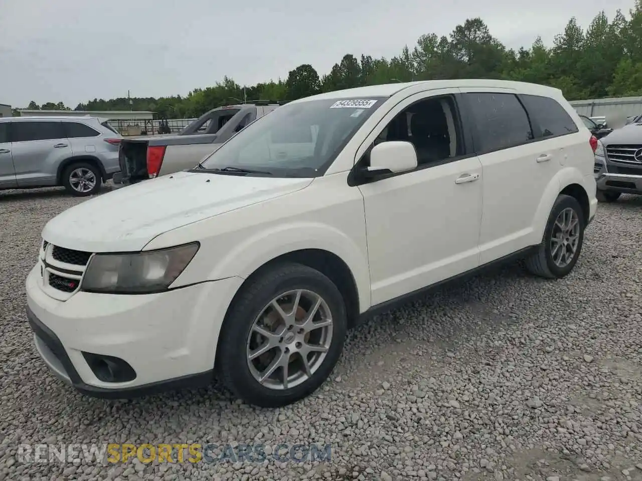 1 Photograph of a damaged car 3C4PDDEG3KT701802 DODGE JOURNEY 2019