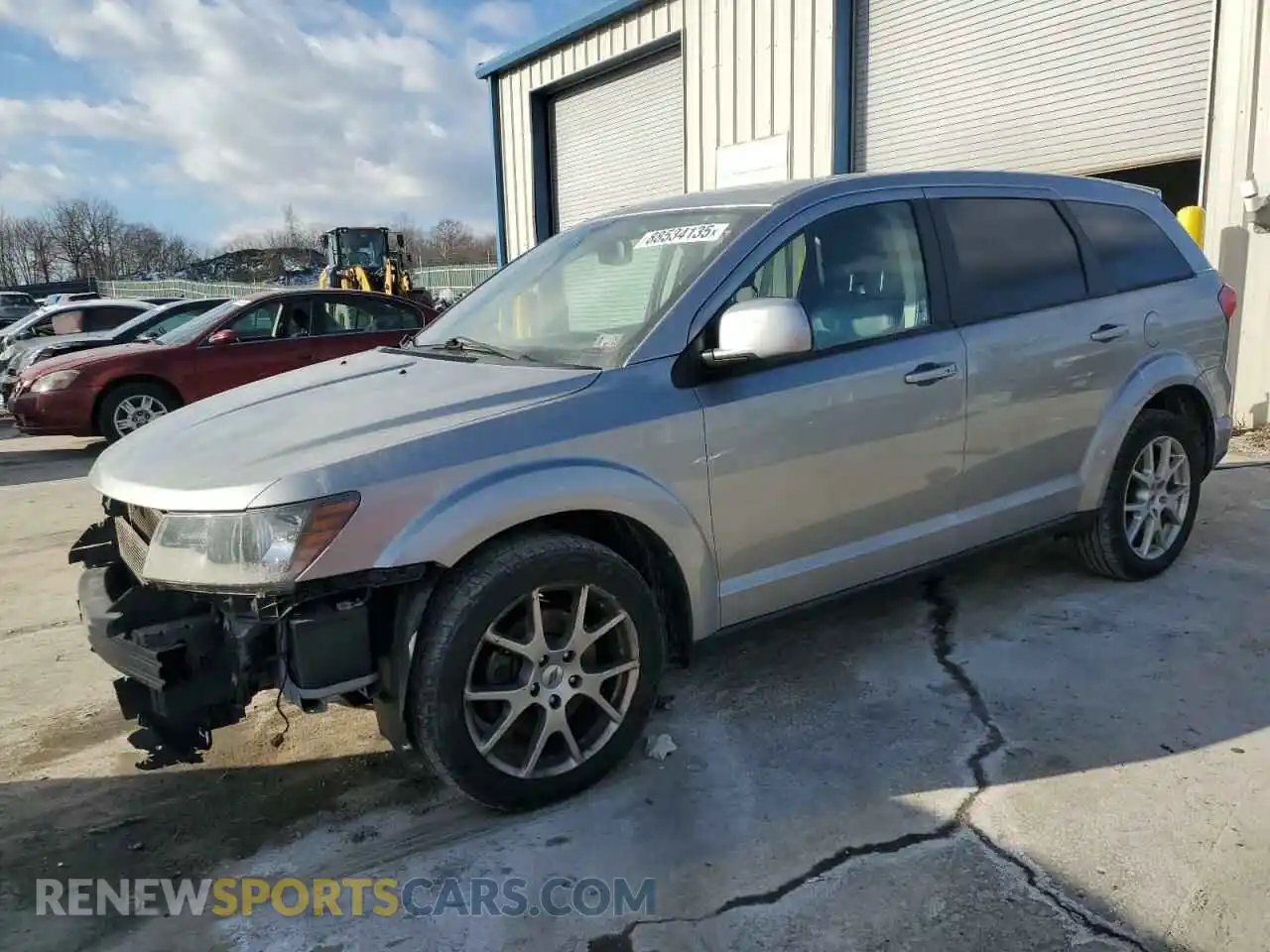1 Photograph of a damaged car 3C4PDDEG5KT785007 DODGE JOURNEY 2019