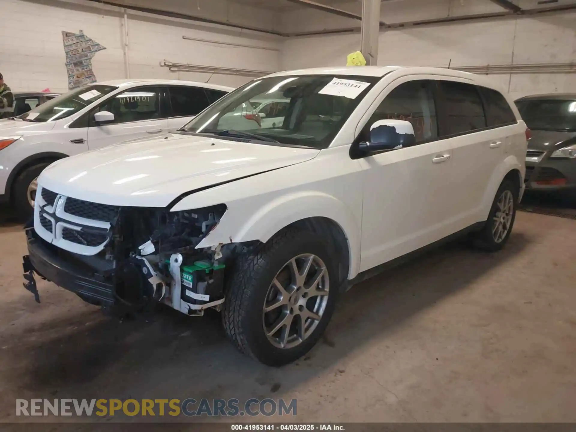 2 fotografías del automóvil dañado 3C4PDDEG8KT701827 DODGE JOURNEY 2019
