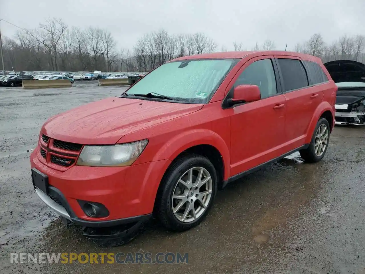 1 Photograph of a damaged car 3C4PDDEG9KT708379 DODGE JOURNEY 2019