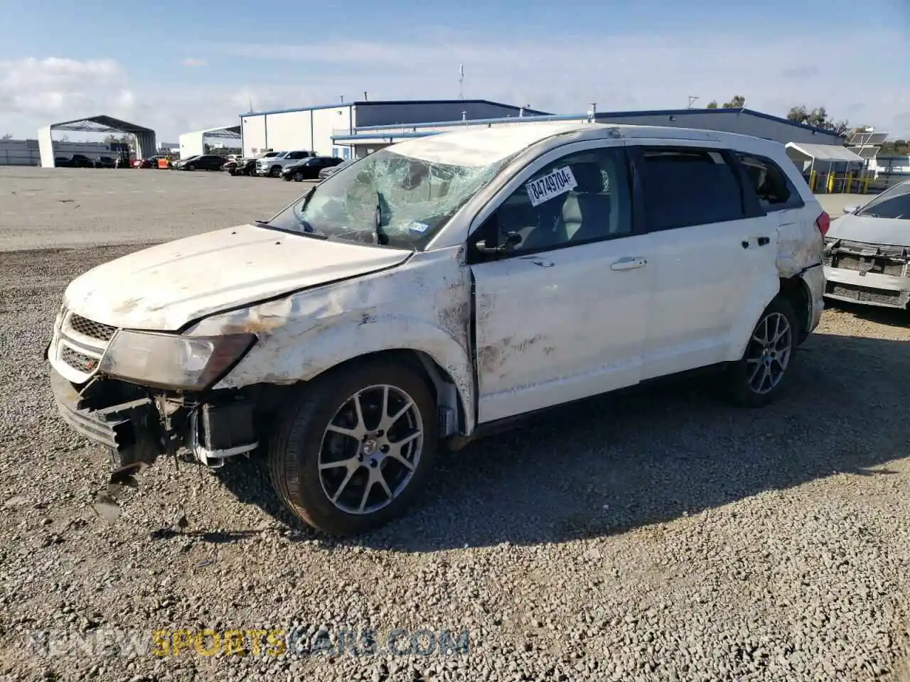 1 Photograph of a damaged car 3C4PDDEGXKT837960 DODGE JOURNEY 2019