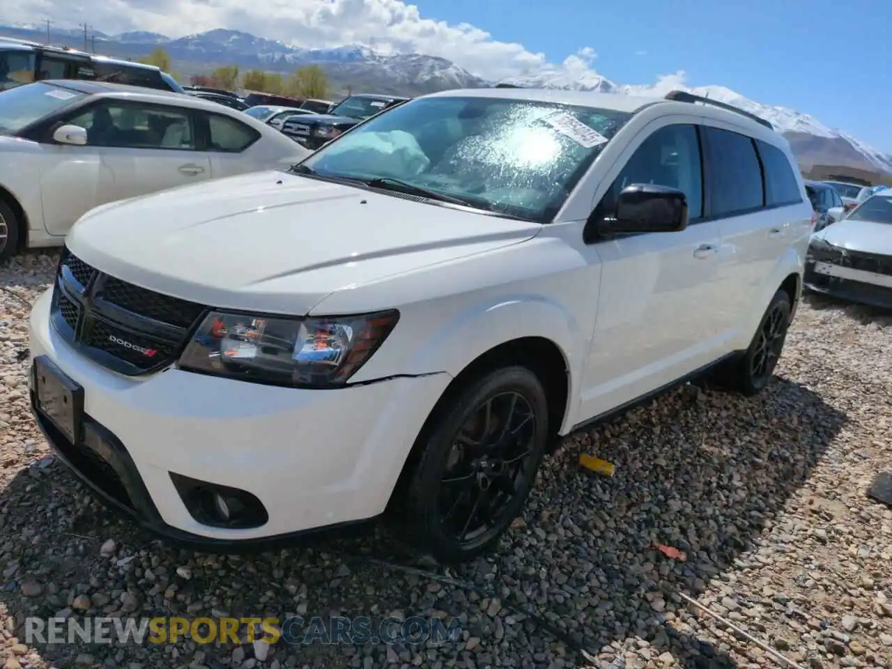1 Photograph of a damaged car 3C4PDDEGXKT875575 DODGE JOURNEY 2019