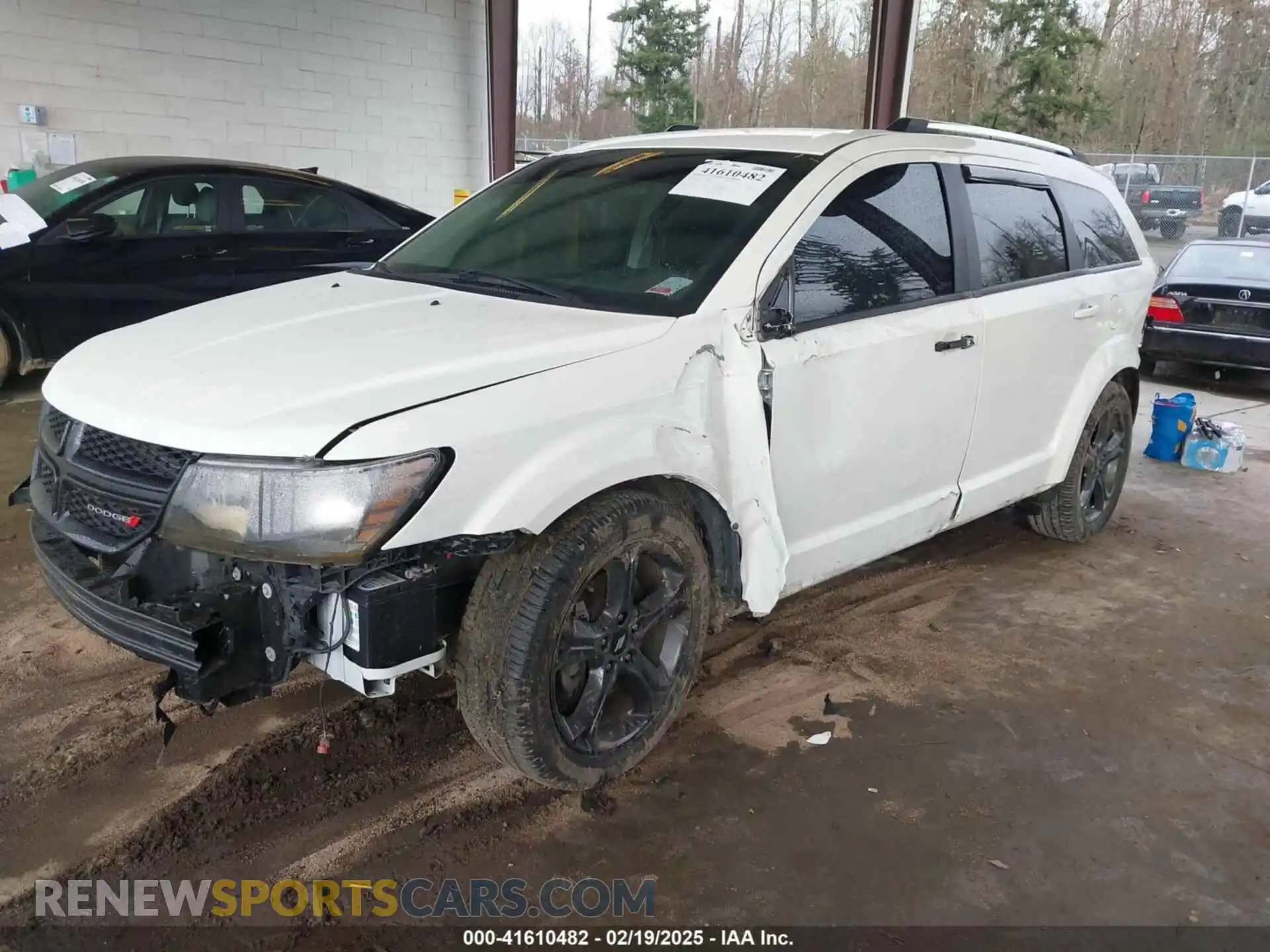 2 fotografías del automóvil dañado 3C4PDDGG3KT846366 DODGE JOURNEY 2019