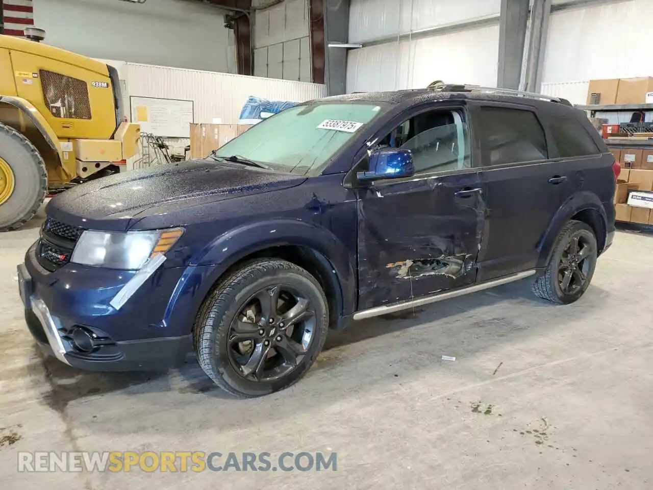 1 Photograph of a damaged car 3C4PDDGGXKT688091 DODGE JOURNEY 2019