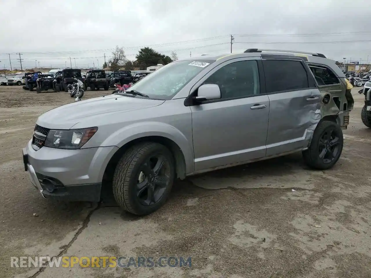 1 Photograph of a damaged car 3C4PDDGGXKT771293 DODGE JOURNEY 2019
