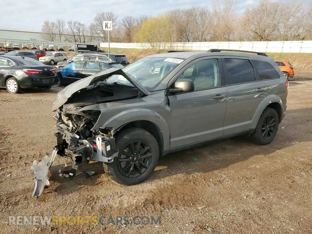 1 Photograph of a damaged car 3C4PDCAB1LT275839 DODGE JOURNEY 2020