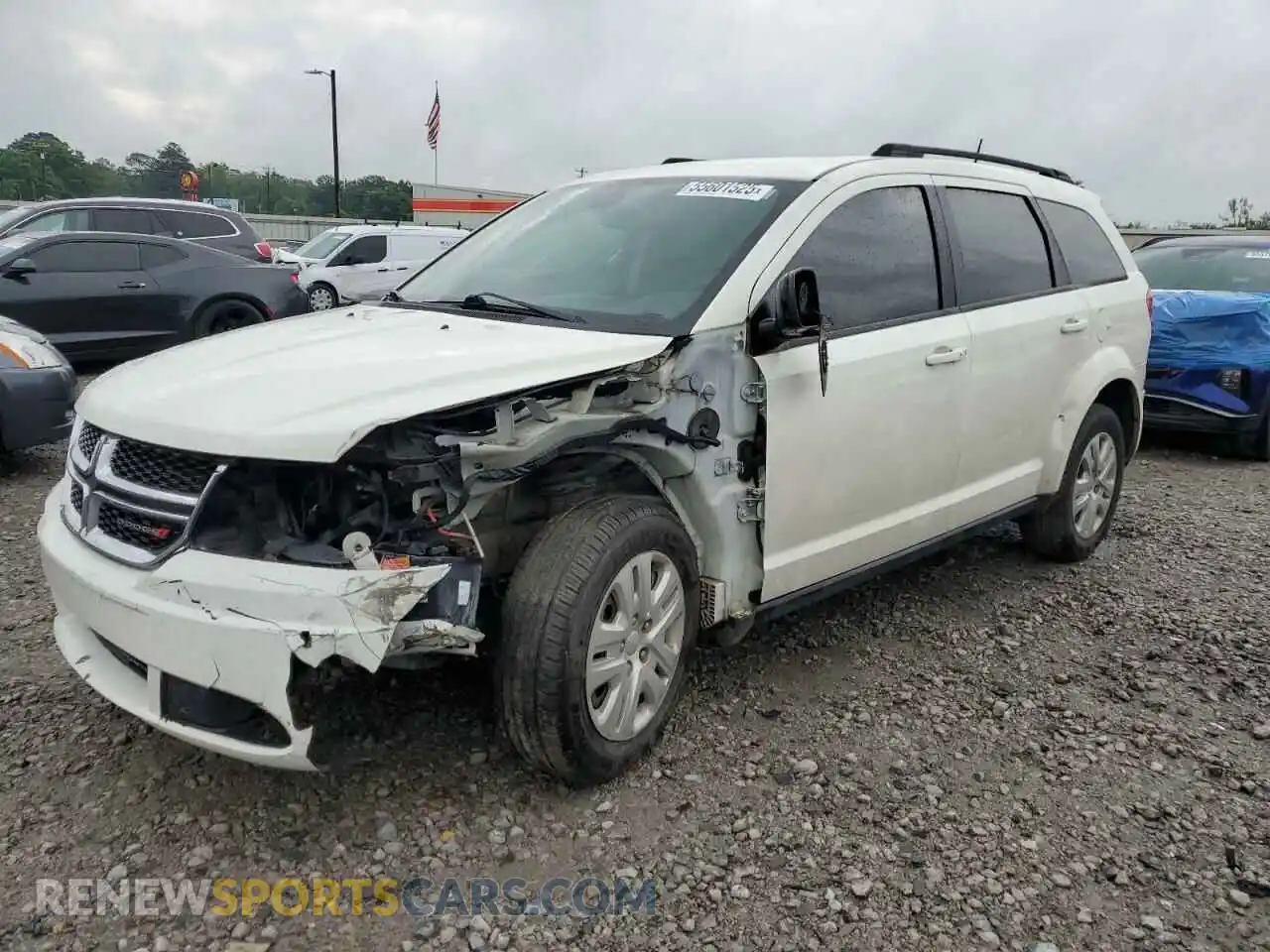 1 Photograph of a damaged car 3C4PDCAB2LT266308 DODGE JOURNEY 2020