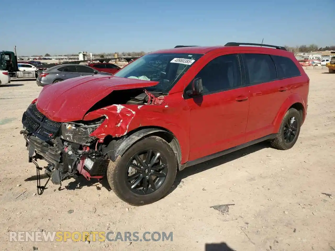 1 Photograph of a damaged car 3C4PDCAB9LT271988 DODGE JOURNEY 2020