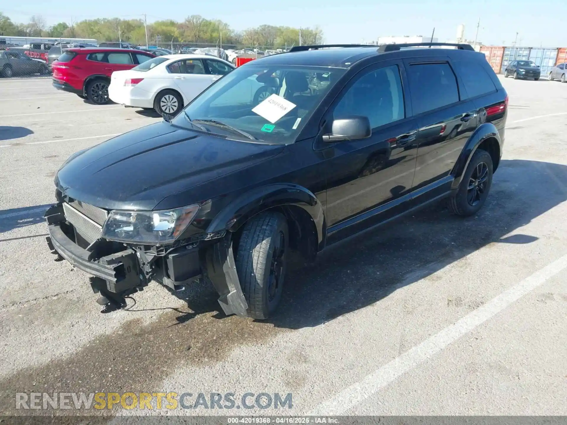 2 Photograph of a damaged car 3C4PDCABXLT202596 DODGE JOURNEY 2020