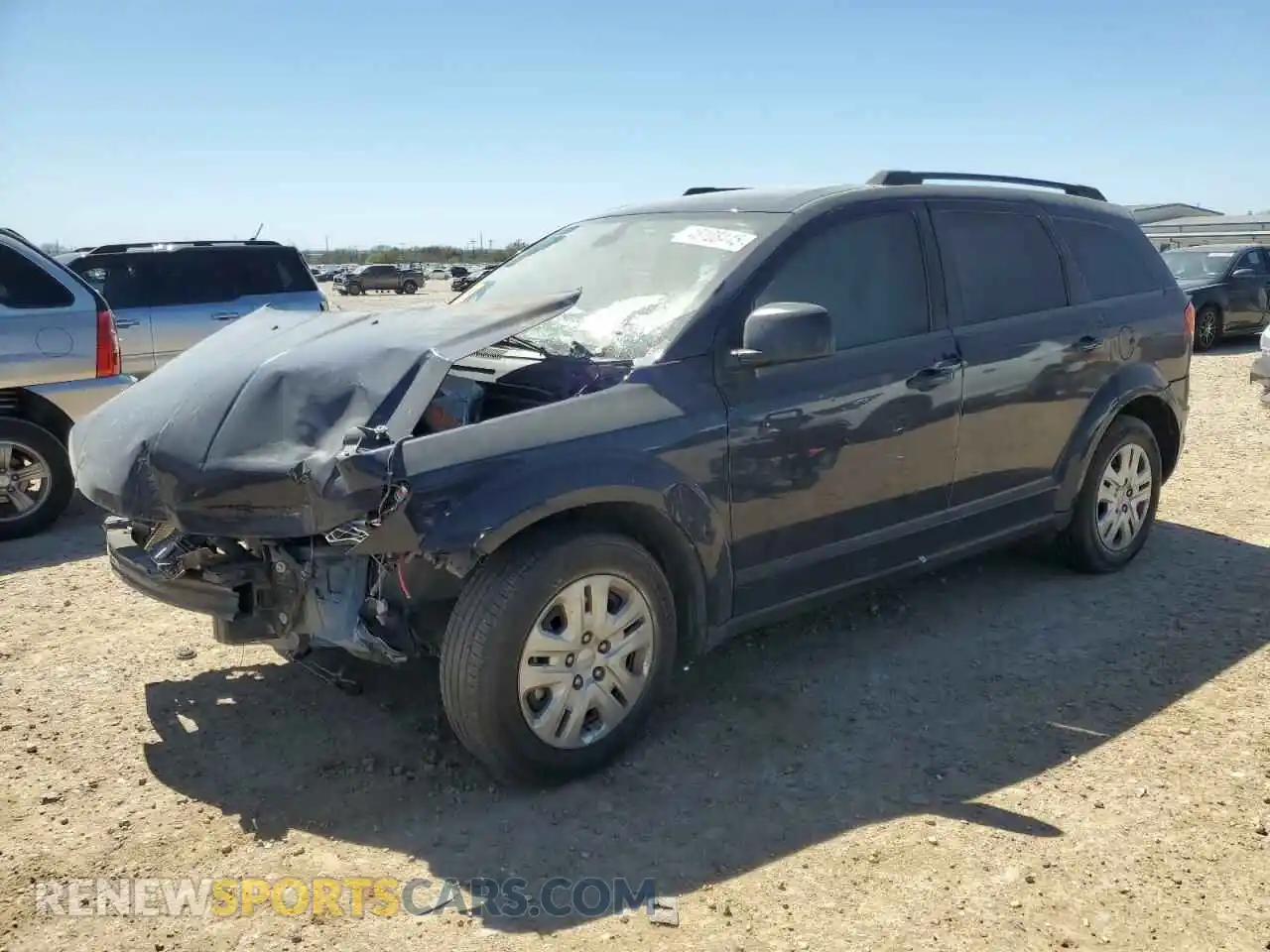 1 Photograph of a damaged car 3C4PDCABXLT249787 DODGE JOURNEY 2020