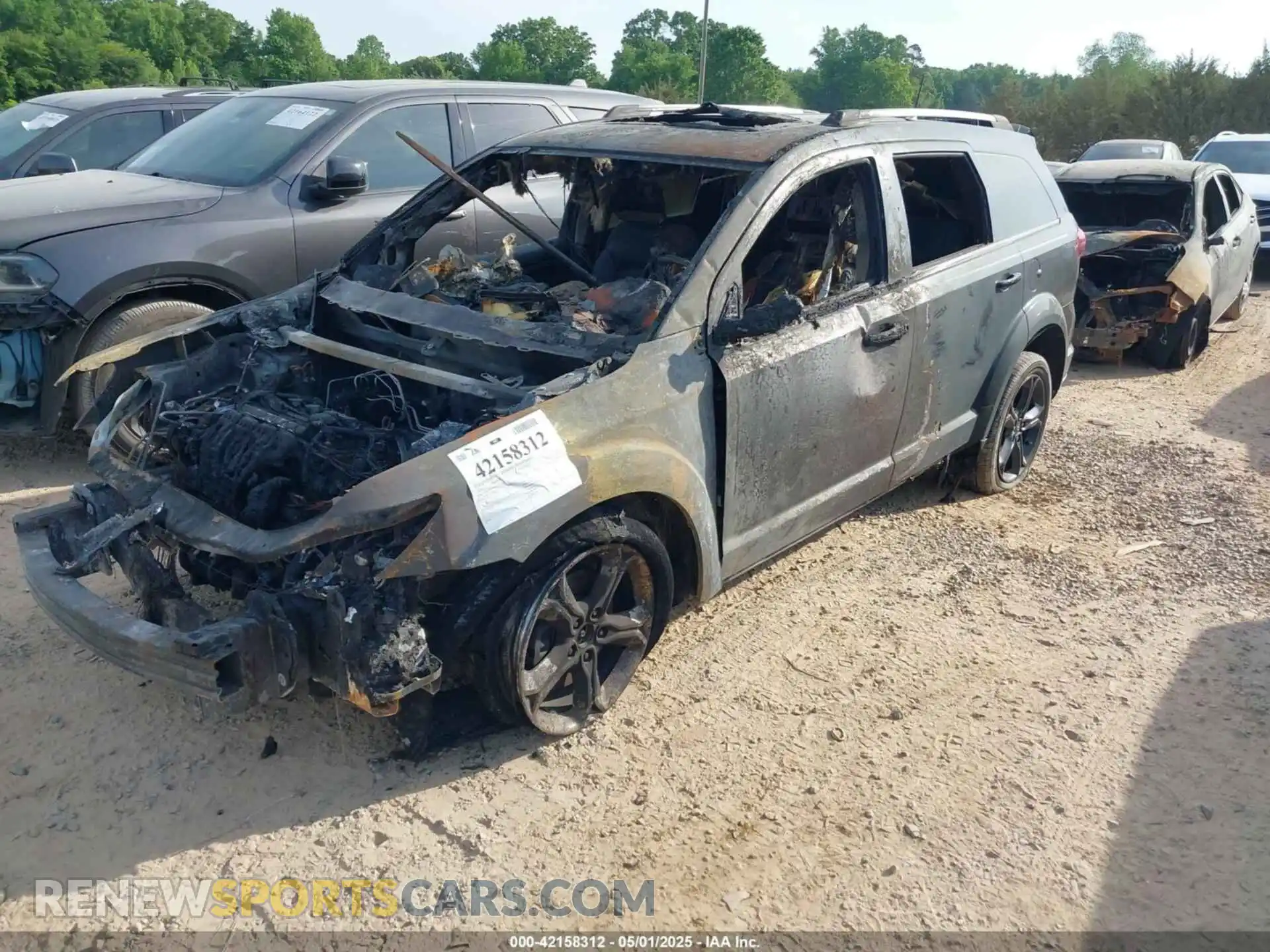 2 fotografías del automóvil dañado 3C4PDCGB4LT264468 DODGE JOURNEY 2020