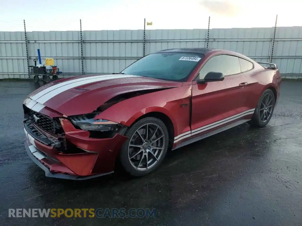 1 Photograph of a damaged car 1FA6P8TH9K5135513 FORD ALL Models 2019