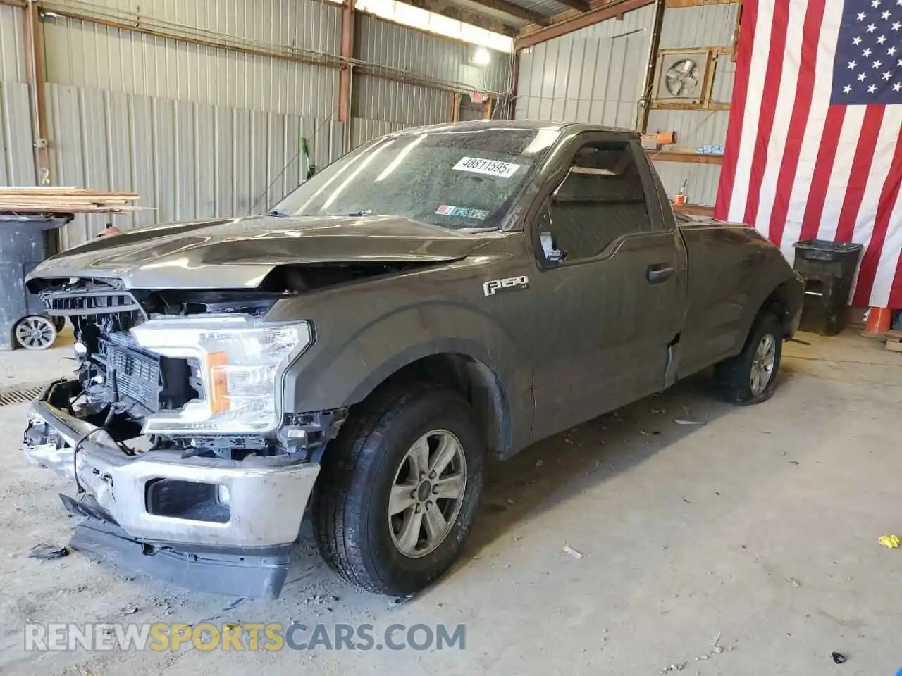 1 Photograph of a damaged car 1FTMF1EB1KKD95412 FORD All Models 2019