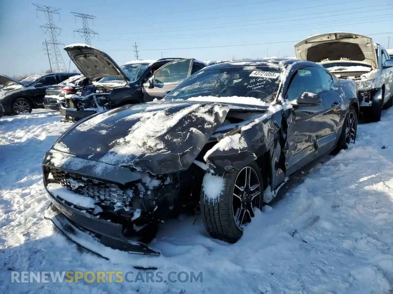 1 Photograph of a damaged car 1FA6P8TH6L5108044 FORD ALL Models 2020