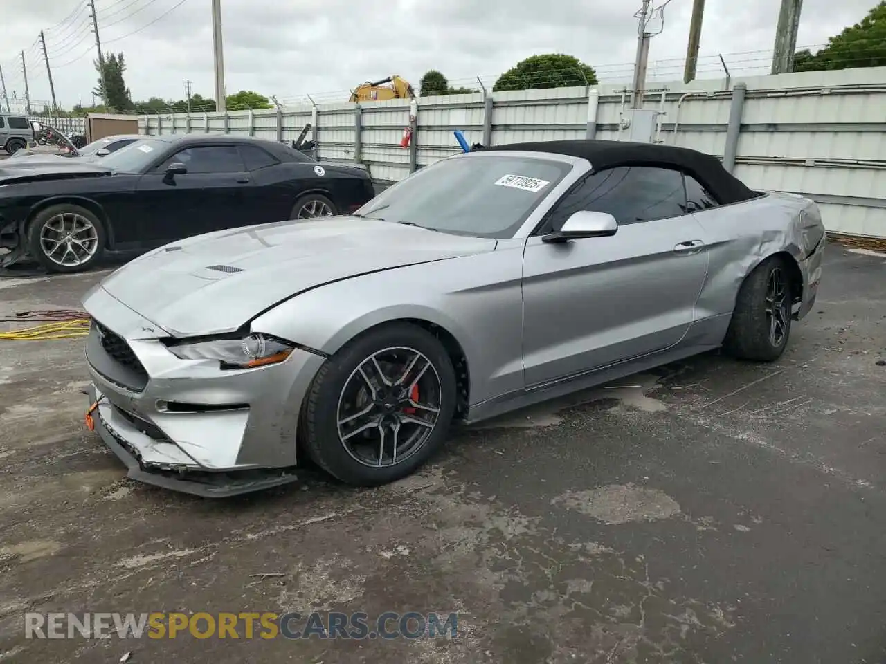 1 Photograph of a damaged car 1FATP8UH5L5186493 FORD ALL Models 2020