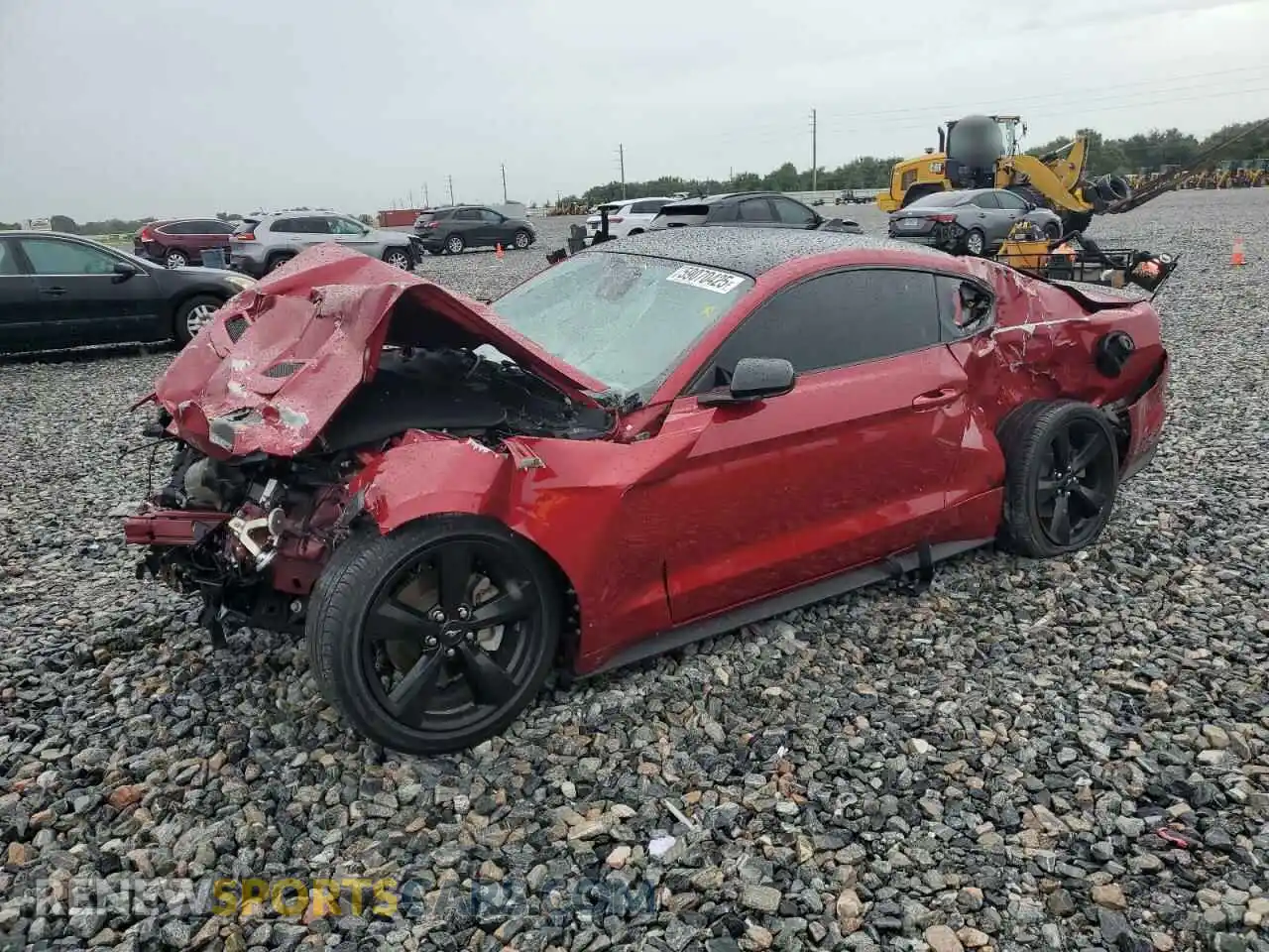 1 Photograph of a damaged car 1FA6P8TH3M5117625 FORD ALL Models 2021