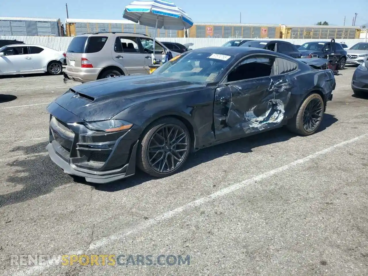 1 Photograph of a damaged car 1FA6P8THXM5154462 FORD ALL Models 2021