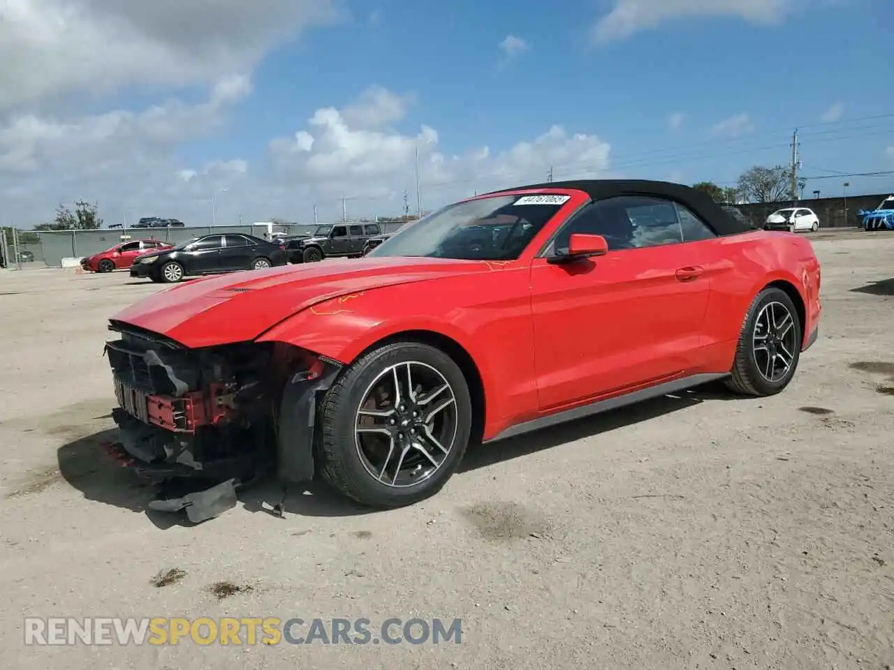 1 Photograph of a damaged car 1FATP8UH5M5125243 FORD ALL Models 2021