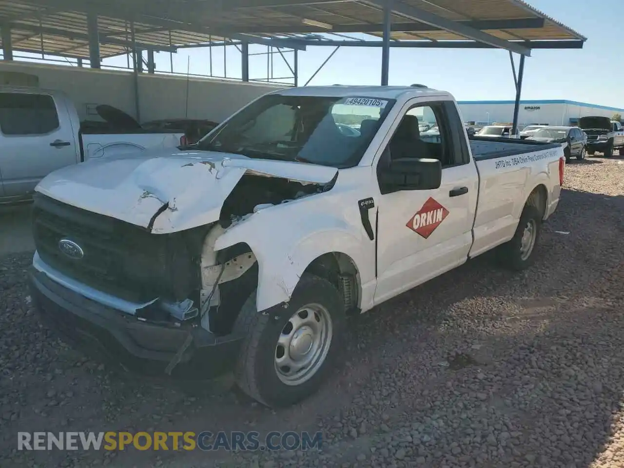 1 Photograph of a damaged car 1FTMF1C57MKE89519 FORD All Models 2021