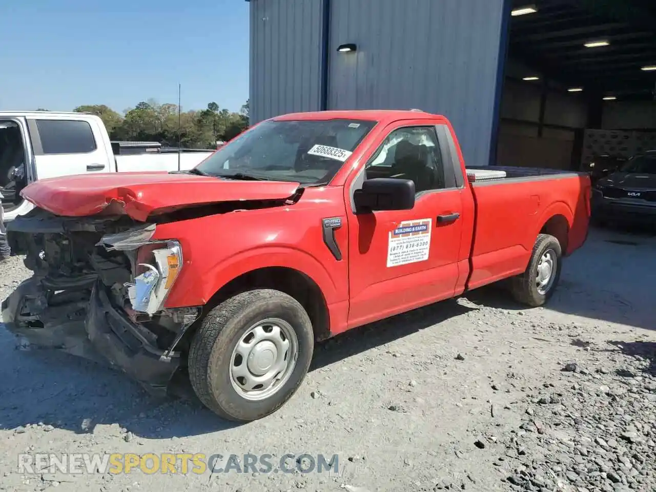 1 Photograph of a damaged car 1FTMF1CBXMKE68802 FORD All Models 2021