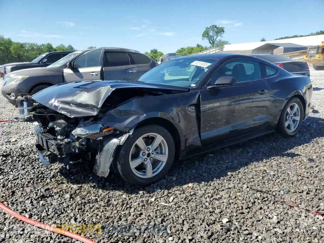 1 Photograph of a damaged car 1FA6P8TH6N5135182 FORD ALL Models 2022