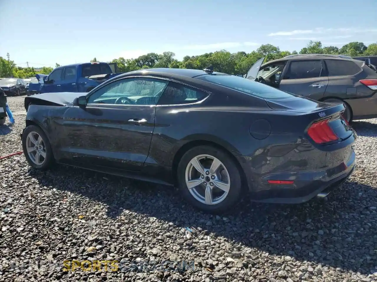 2 Photograph of a damaged car 1FA6P8TH6N5135182 FORD ALL Models 2022