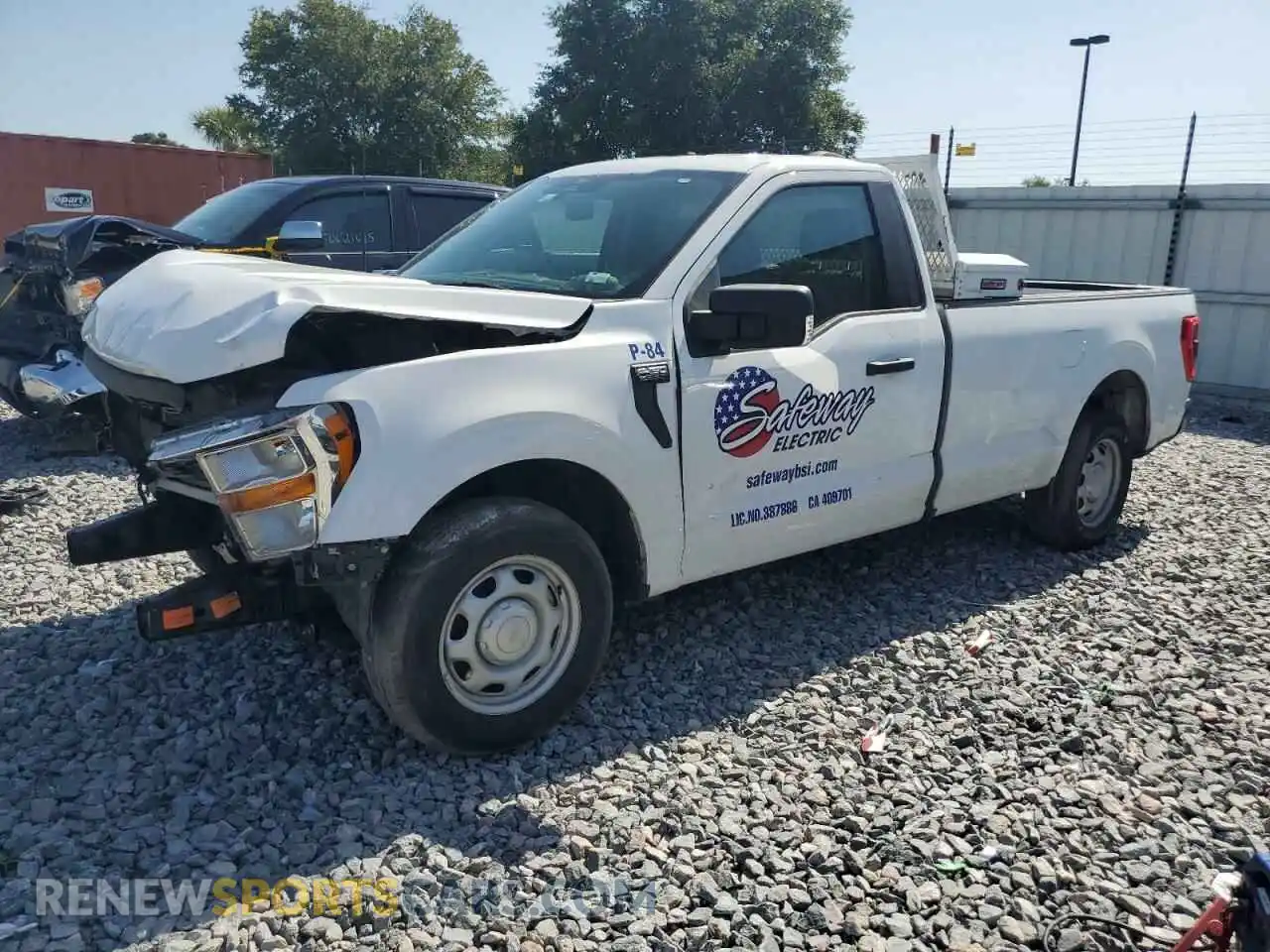 1 Photograph of a damaged car 1FTMF1C59NKE67703 FORD All Models 2022