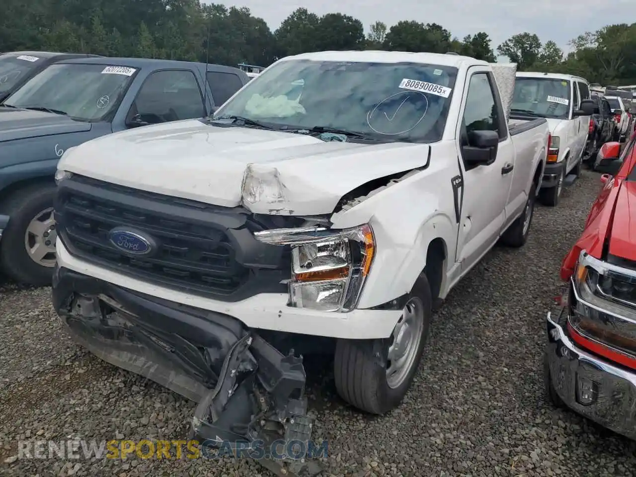 1 Photograph of a damaged car 1FTMF1CB0NKD77264 FORD All Models 2022