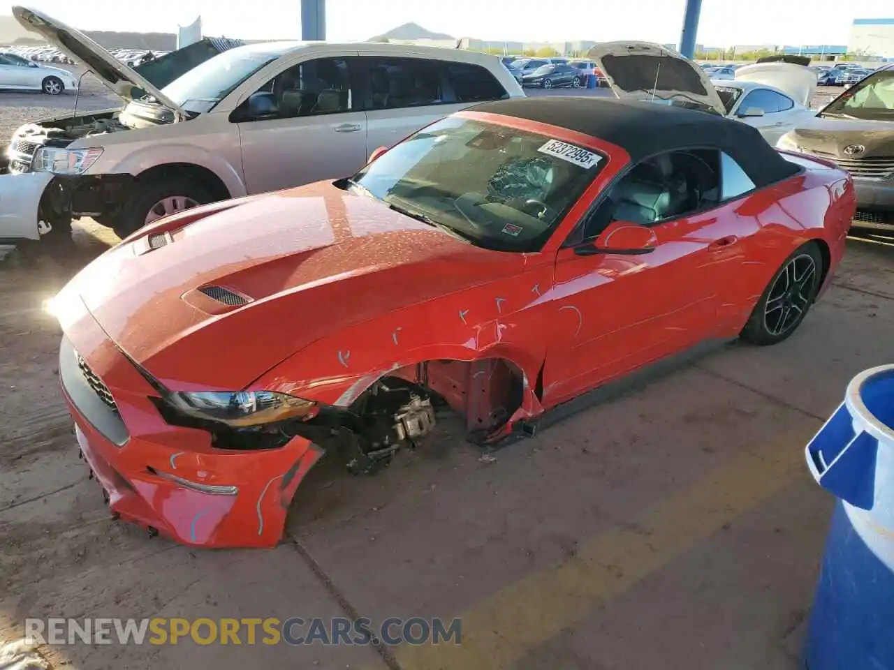 1 Photograph of a damaged car 1FATP8UH6P5111145 FORD ALL Models 2023
