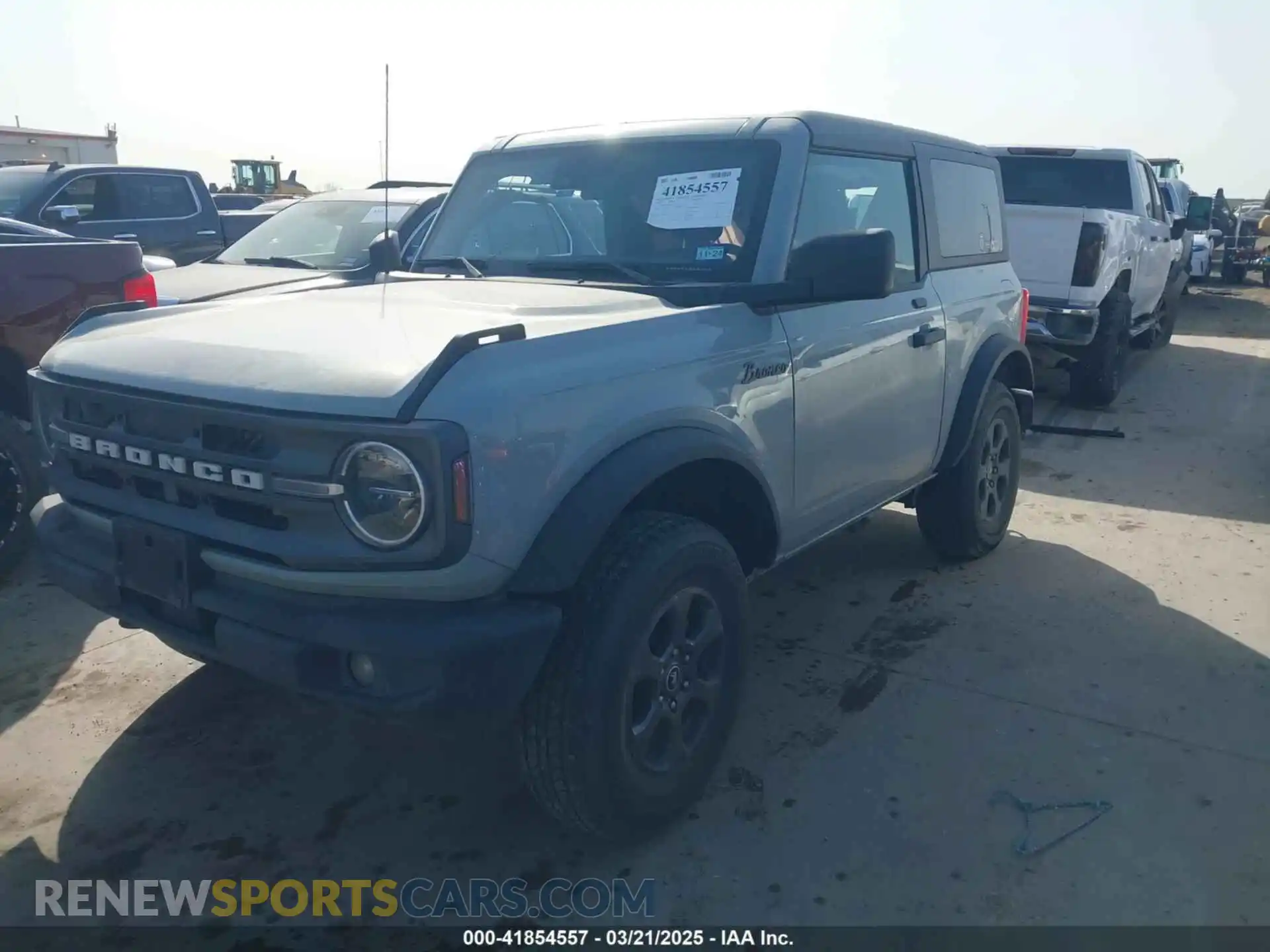 2 Photograph of a damaged car 1FMDE5AH2MLA77389 FORD BRONCO 2021