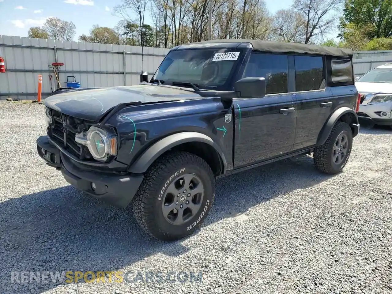 1 Photograph of a damaged car 1FMDE5BH3MLA85211 FORD BRONCO 2021