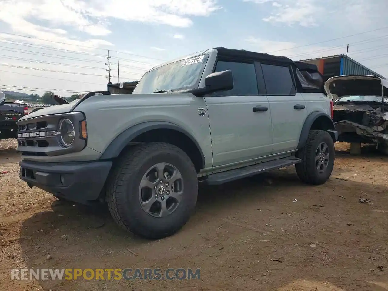 1 Photograph of a damaged car 1FMDE5BH8MLA84183 FORD BRONCO 2021