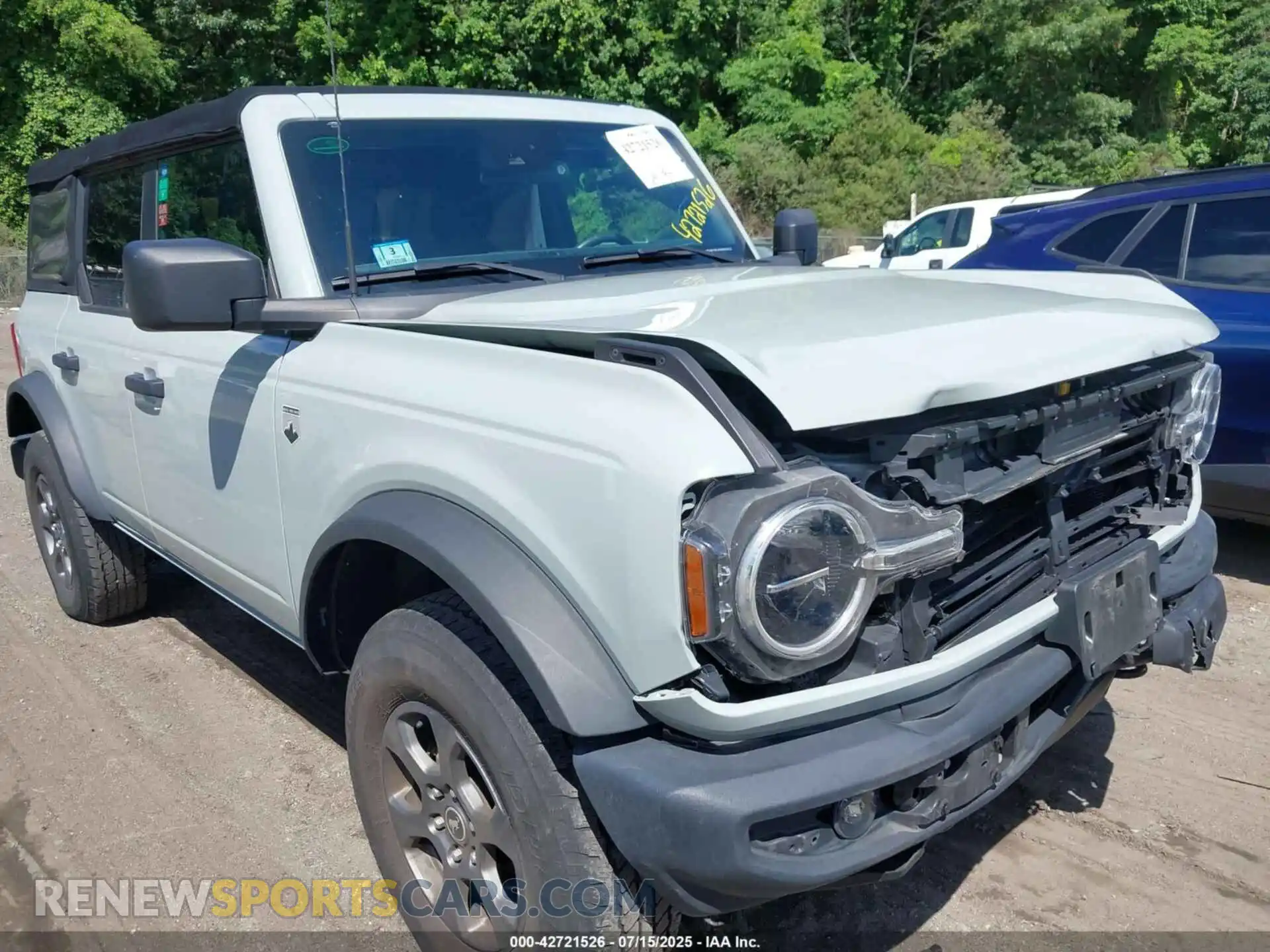 1 Photograph of a damaged car 1FMDE5BHXMLA83651 FORD BRONCO 2021