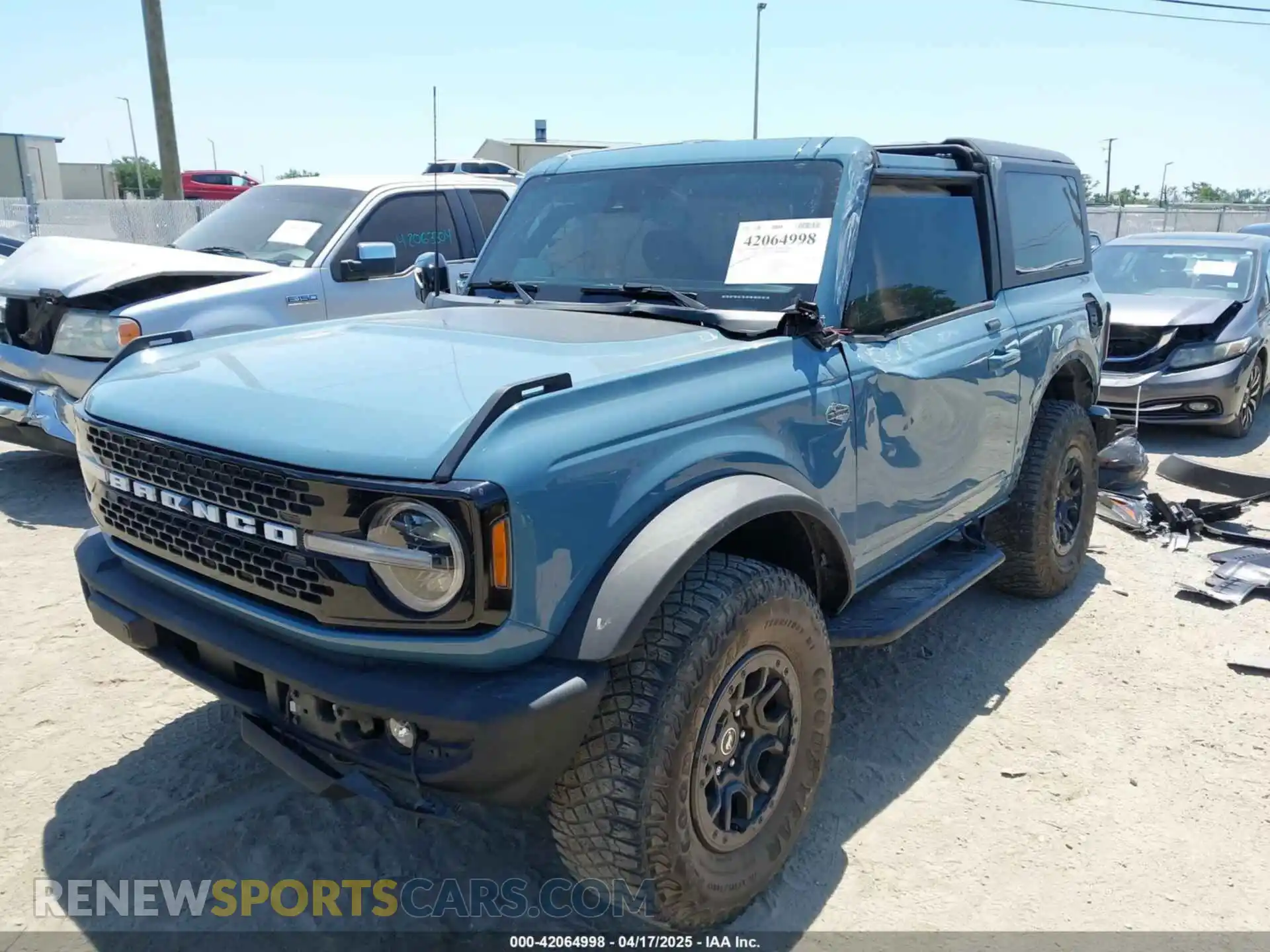 2 Photograph of a damaged car 1FMDE5CP5MLA98340 FORD BRONCO 2021