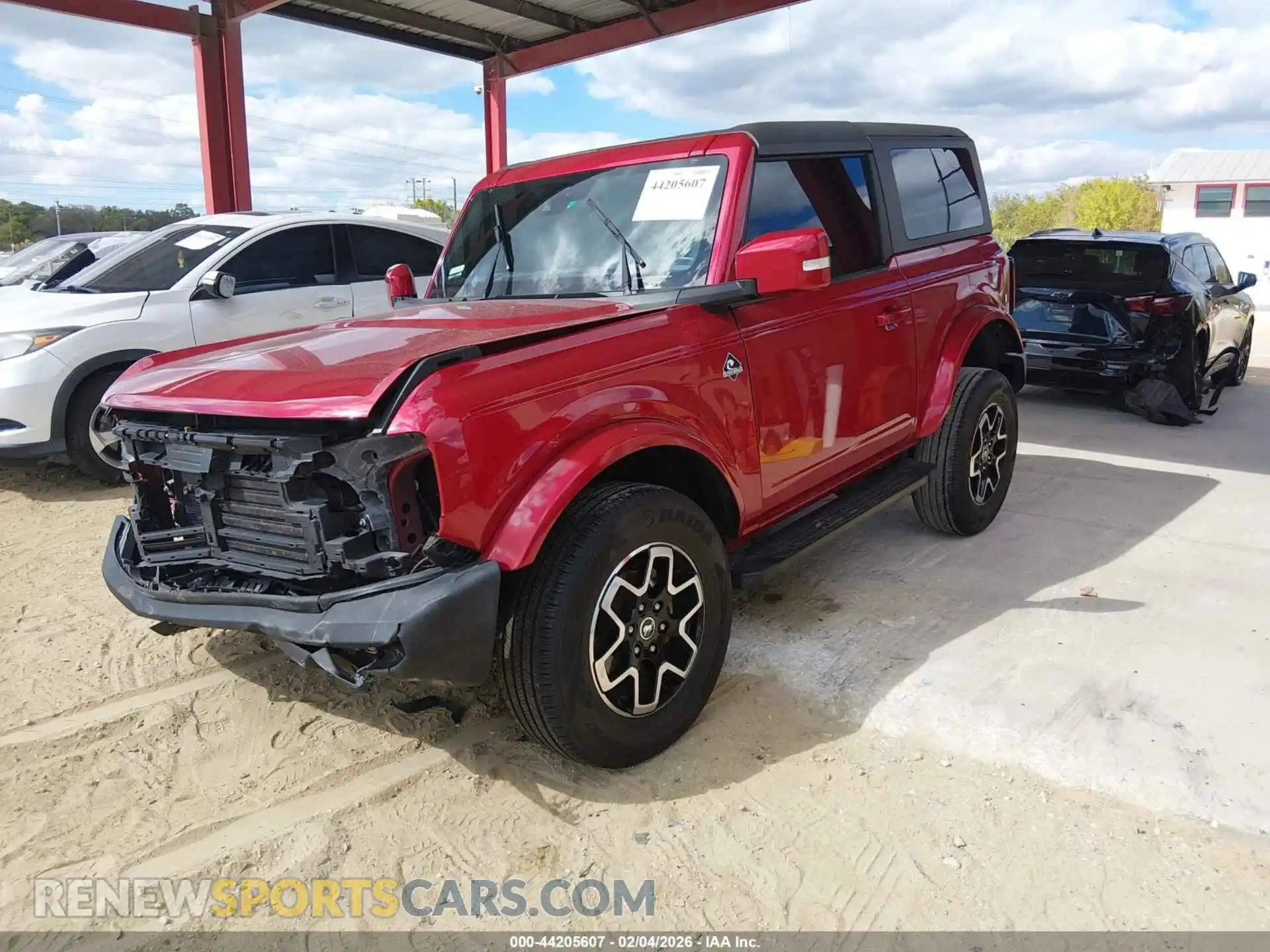 2 Photograph of a damaged car 1FMDE5CP6MLA79974 FORD BRONCO 2021