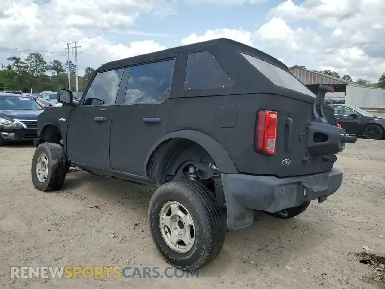 2 Photograph of a damaged car 1FMEE5BP4MLA90588 FORD BRONCO 2021