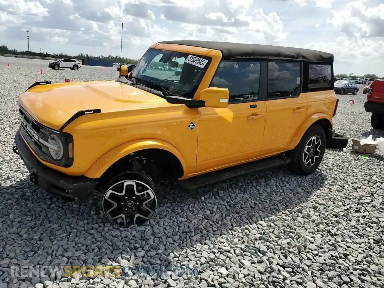 1 Photograph of a damaged car 1FMEE5BP5MLA90132 FORD BRONCO 2021